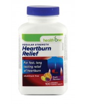 health One Heartburn Relief Chewable Foaming Tablets